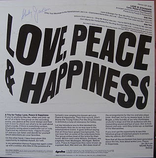 love peace & happiness - back